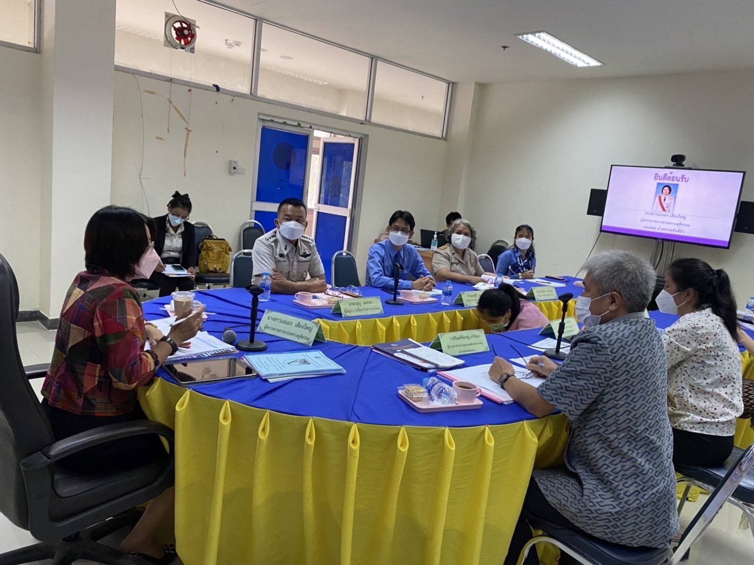 ผู้ตรวจราชการกระทรวงยุติธรรม เข้าตรวจราชการ ประจำปีงบประมาณ พ.ศ. 2565 เขตตรวจราชการที่ 11 จังหวัดนครพนม